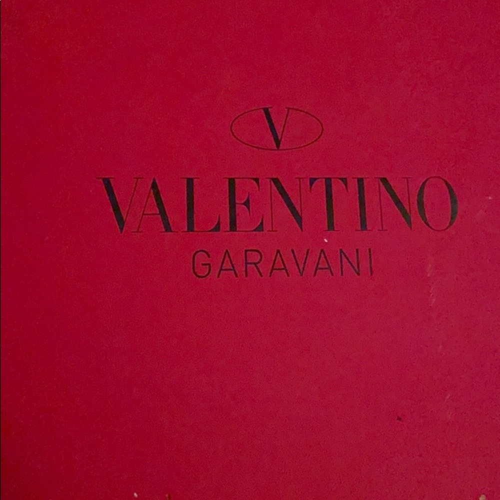 Valentino Garavani Red Bow Slingback Heels